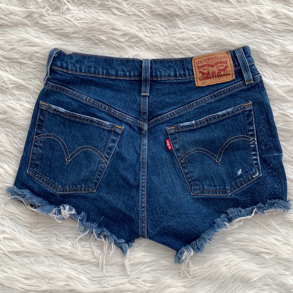 Levi’s | 501 Cut Off Denim Shorts - Picture 7 of 13